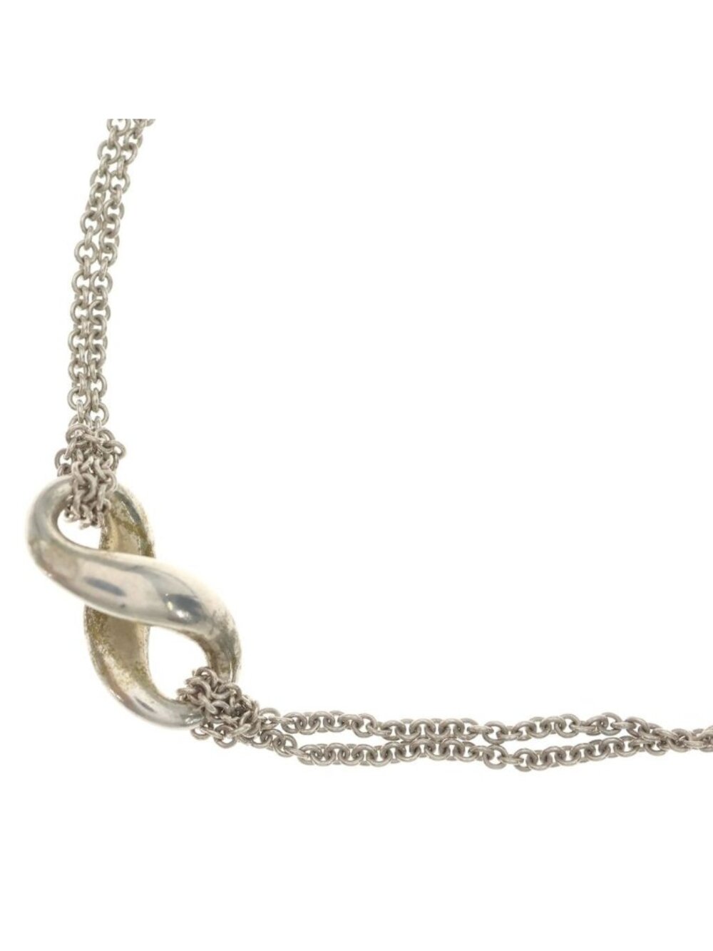 Tiffany & Co Infinity Pendant Chain Silver Necklace
